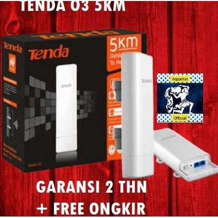 Jual Tenda O3 5Km Outdoor Point To Point Cpe - Tenda 03 Wireless Router ...