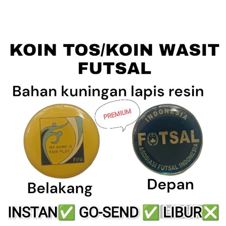 Jual HJK Koin Tos Coin Wasit KOINWASIT FIFA Referee Coin Futsal PSSI ...
