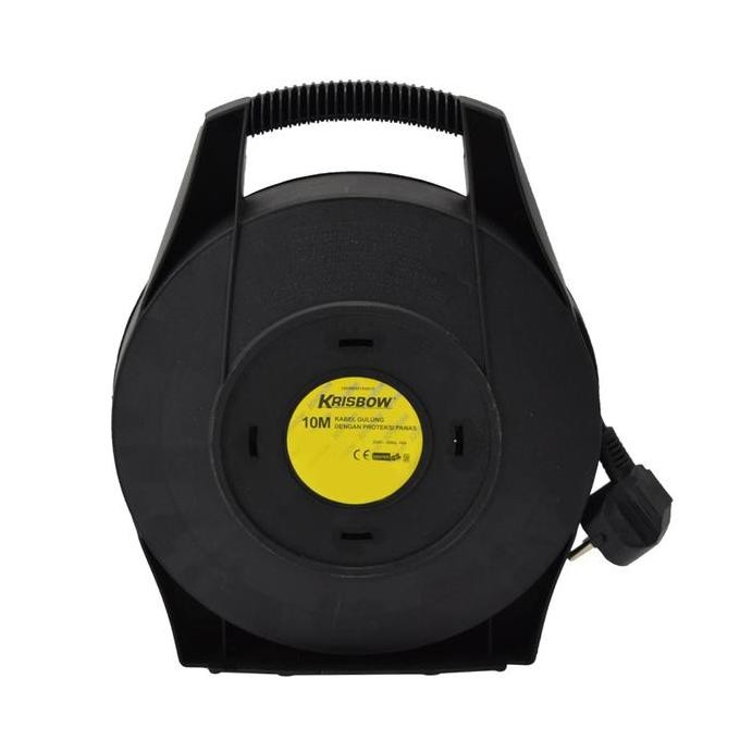 Jual Azko Krisbow 10 Mtr Kabel Roll Cable Reel Terminal Colokan Listrik ...