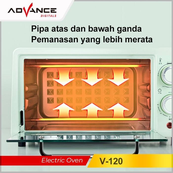 Jual Advance Oven Listrik 400Watt 12L Electric Oven Microwave Oven Low