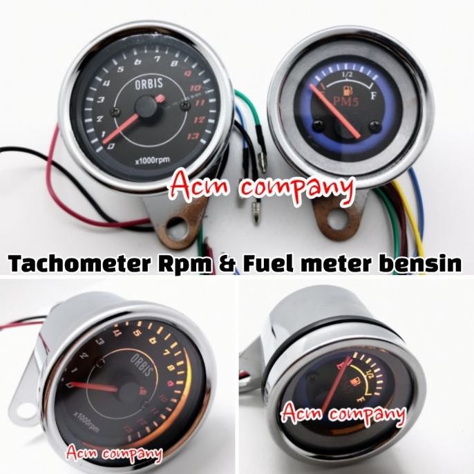 Jual Promo Speedometer Spidometer Tachometer rpm Plus Fuel Meter Bensin ...