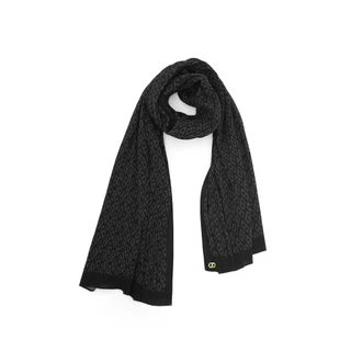Tapis Pleated Shawl - Charcoal
