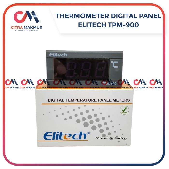 Jual Digital Thermometer Panel Suhu Elitech TPM 900 Sensor Cold Storage ...