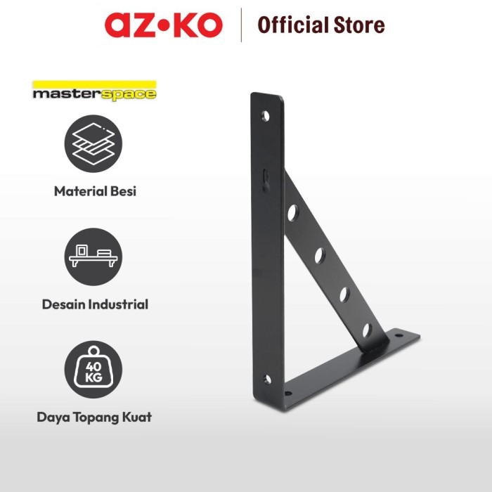 Jual Azko Masterspace Siku Rak Heavy Duty - Hitam | Shopee Indonesia