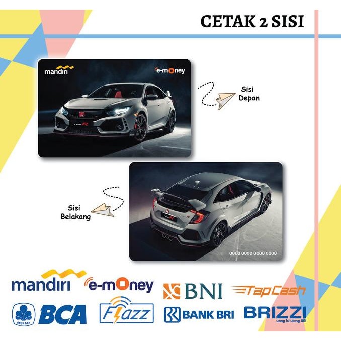 Jual Promo E-Money Emoney Etoll MANDIRI BNI BCA BRI Mobil Honda Civic ...