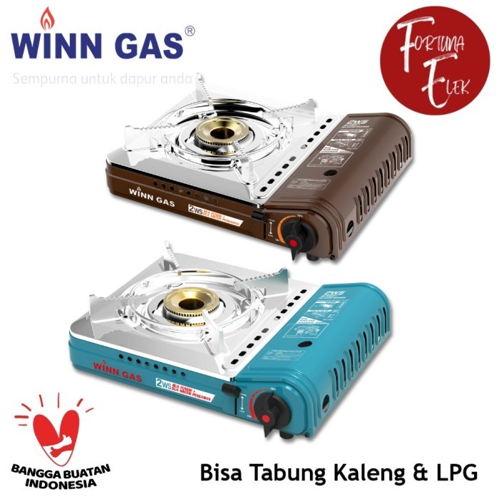 Jual WINN GAS KOMPOR PORTABLE W 2 WS - 2 FUNGSI TABUNG GAS KALENG - 3/ ...