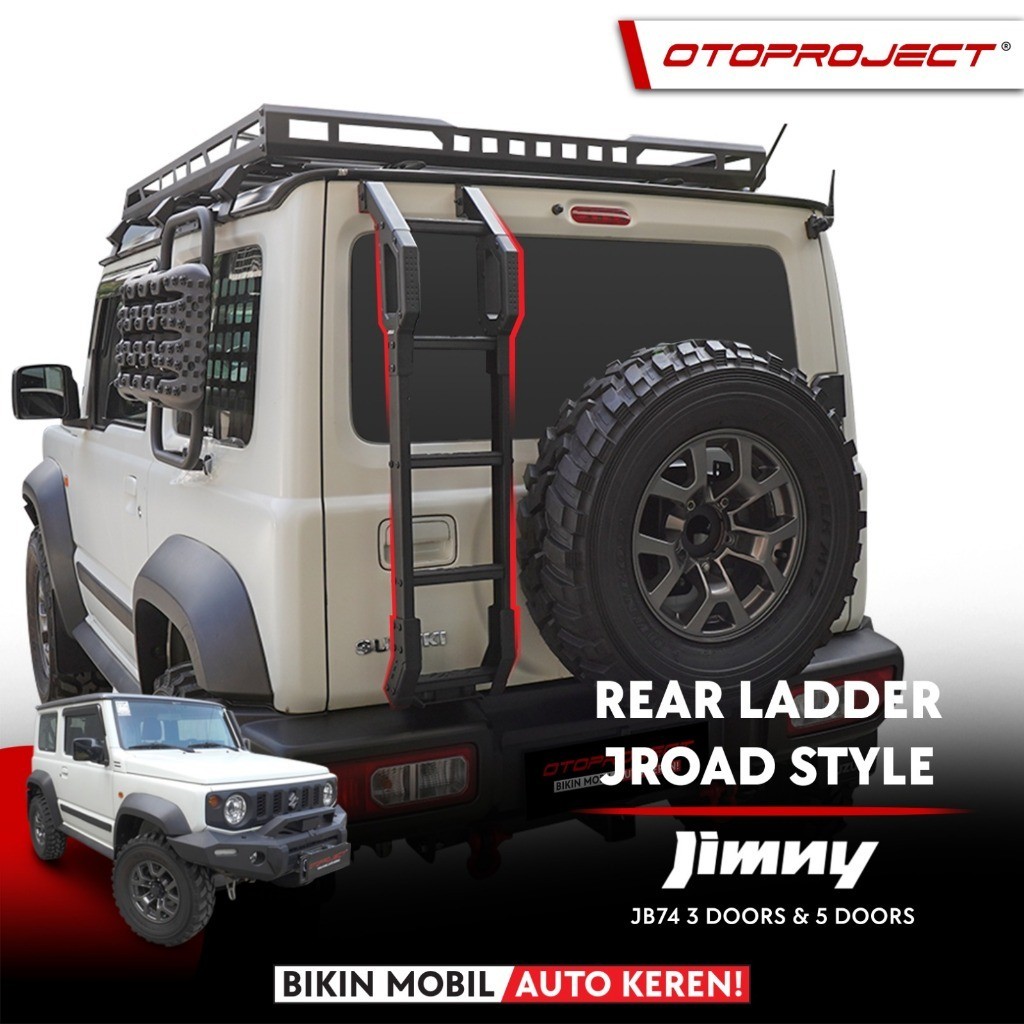 Jual Otoproject - Rear Ladder Jimny Jb74 Jroad Style | Tangga Belakang ...