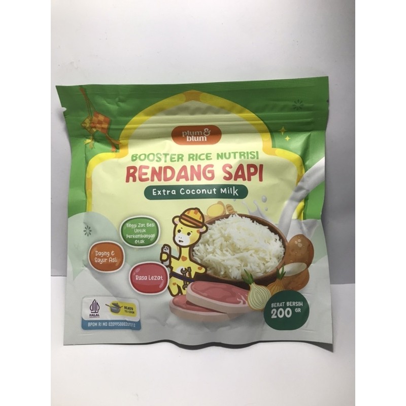 Jual BUNDLING booster rice nutrisi Rendang Sapi dan Beef Teriyaki ...
