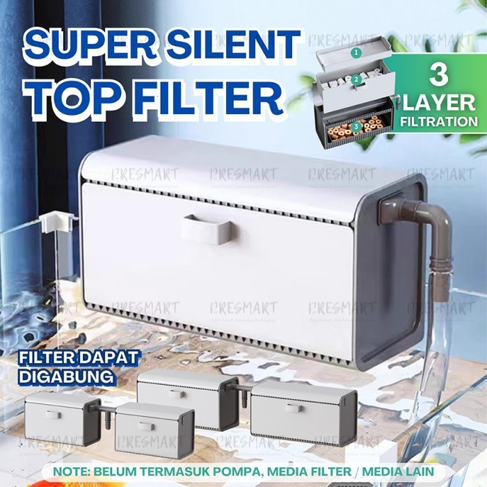 Jual TERBATAS Top Filter Box 3 Layer / Box Filter Aquarium / Top Filter ...