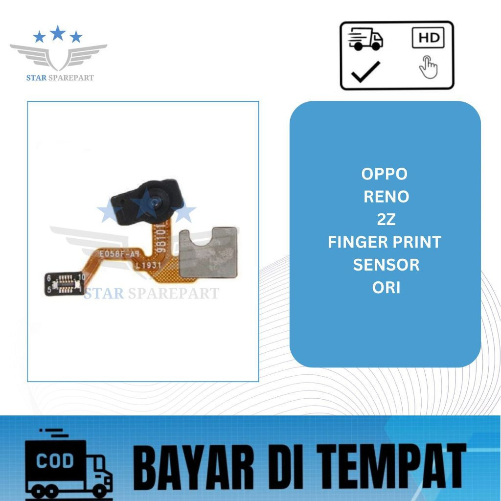 Jual FLEXIBEL OPPO RENO 2Z + FINGER PRINT SENSOR ORI | Shopee Indonesia