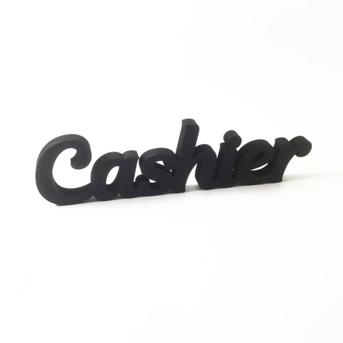 Jual Table Sign Letter | Cashier | 25 cm | Shopee Indonesia