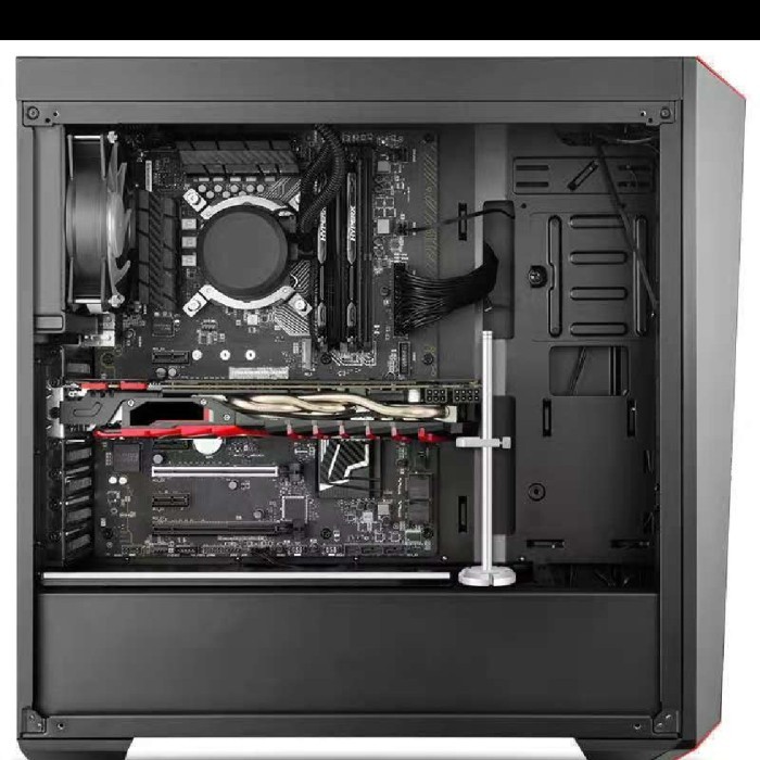 Jual Vga Gpu Holder Bracket Aluminium Stand Support Desktop Casing Pc ...