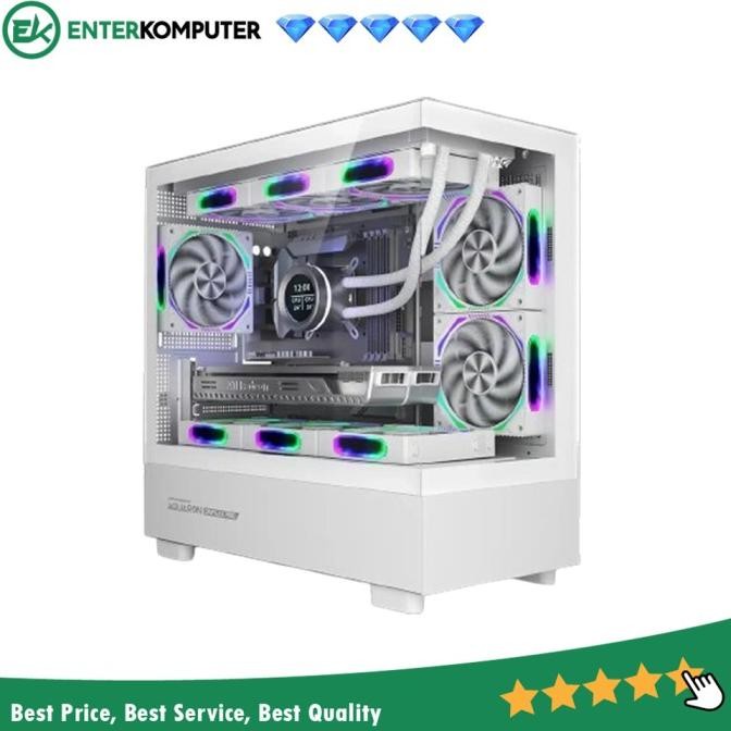 Jual Casing PC Powerlogic Armaggeddon Aquaron Duplex Pro M-ATX - Gaming ...