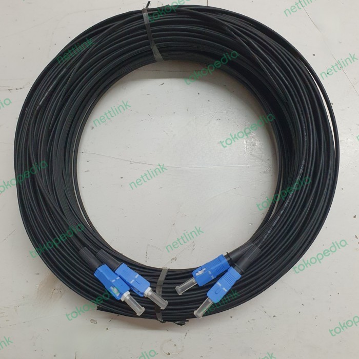 Jual kabel precon sc sc 2 core 200 meter 3 seling siap pakai | Shopee ...