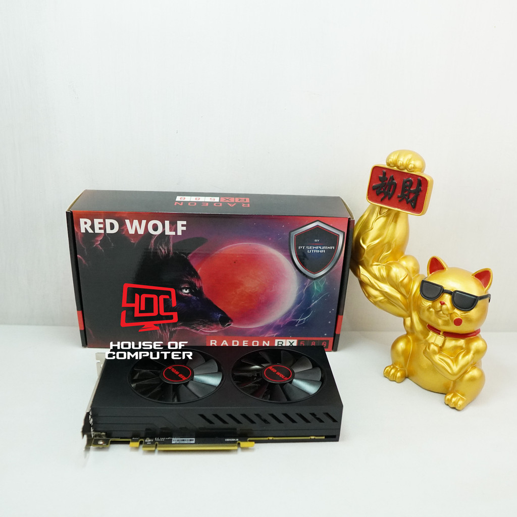 Jual VGA RED WOLF RX580 8GB DDR 256 BIT AMD RADEON RX 580 | Shopee ...