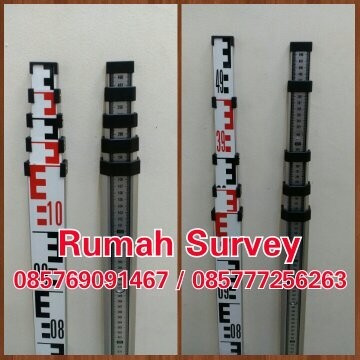 Jual Rambu Ukur 5M / Bak Ukur / Levelling Staff 5 M + Nivo | Shopee ...