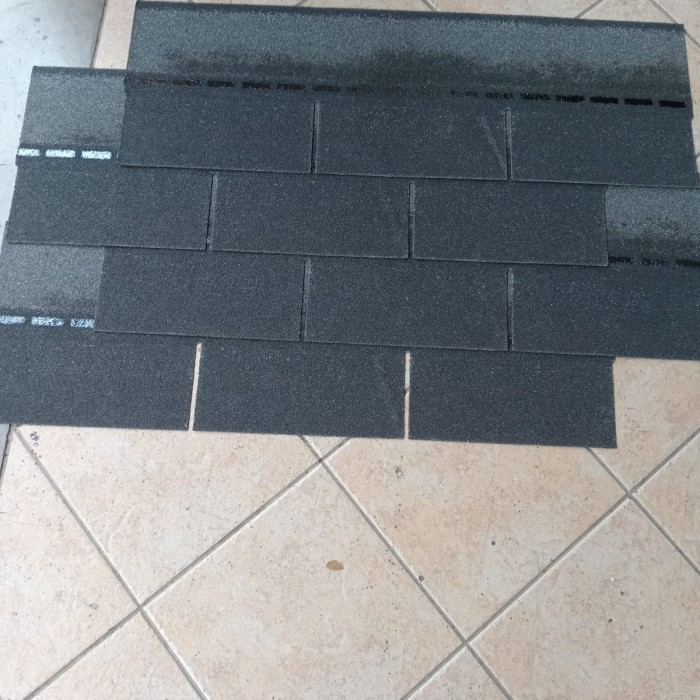 Jual Orderan Genteng Bitumen Maxi Solid Black 10 Pack Atap Aspal ...