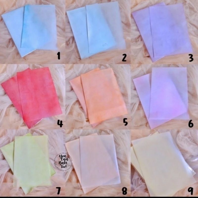 Jual Color Edible Wafer Paper 0.35mm | Shopee Indonesia