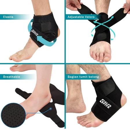 Elfs Active ELFS Active Adjustable Ankle Support untuk perlindungan pergelangan kaki saat olahraga