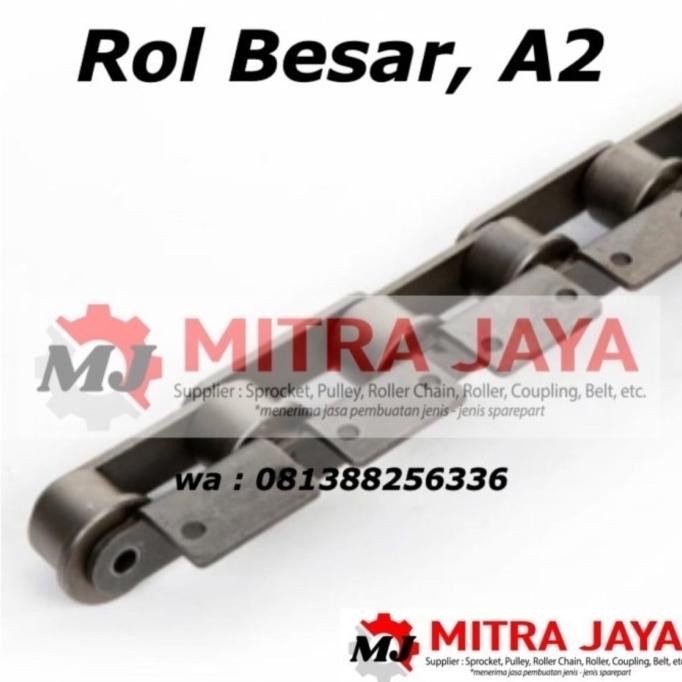 Jual Rantai C2052 A2 Buatan China Rol Besar Besi Double Pitch Chain ...