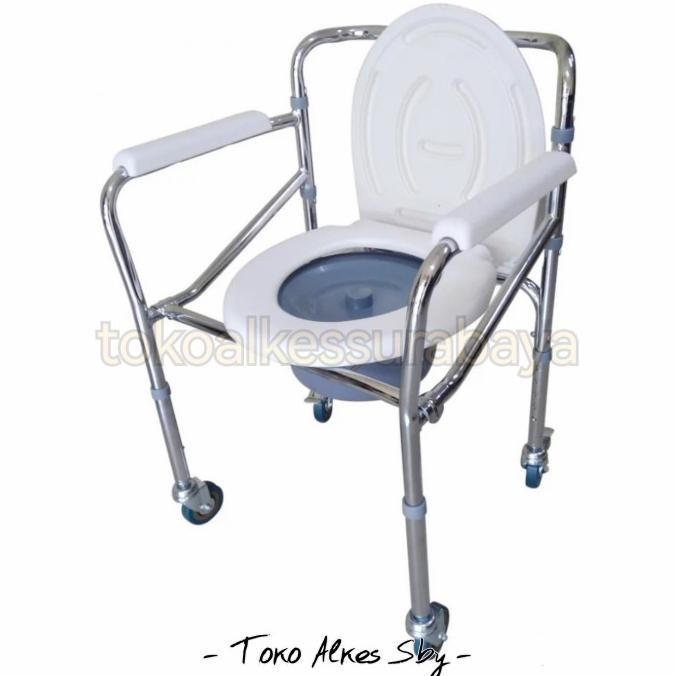 Jual GEA - COMMODE CHAIR FS 894 + RODA TEMPAT DUDUK BAB PLUS RODA ...