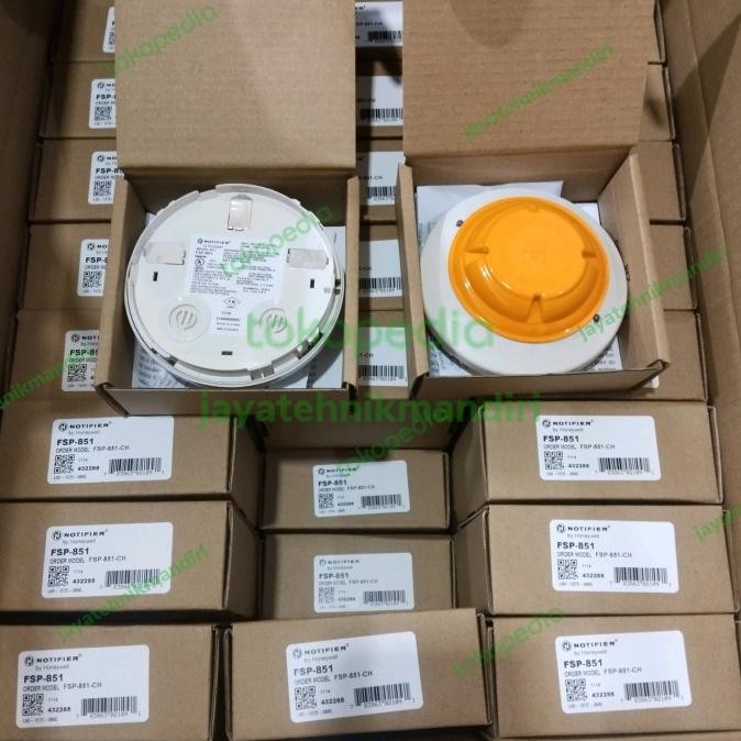 Jual Notifier Fsp-851 Addressable Smoke Detector C/W Base | Shopee ...