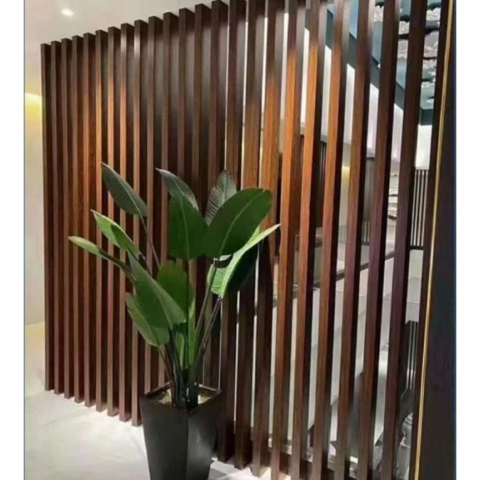 Jual hollow pvc partisi kisi kisi /wallpanel wpc laiv kisi kisi ...