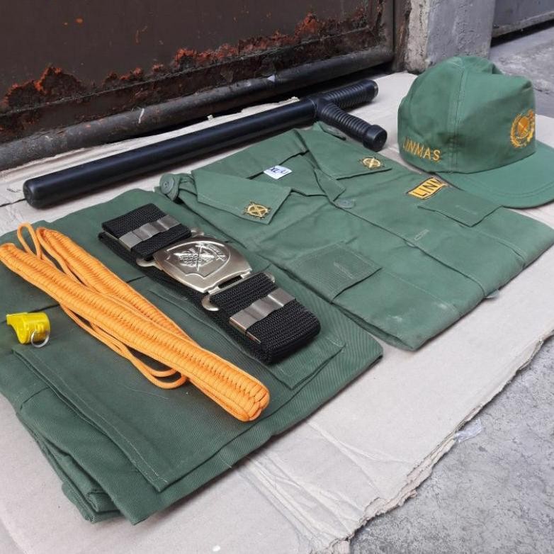 Jual TERLARIS baju PDL linmas satu set/seragam linmas lengkap ...