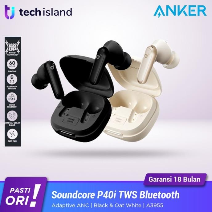 Jual Original Anker Soundcore P40i P 40i TWS Adaptive ANC 6Mics AI ...