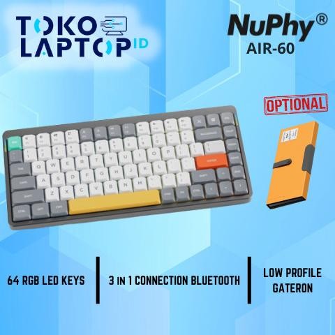 Jual Nuphy Air60 / Air-60 Daylight Wireless Mechanical Keyboard Low ...