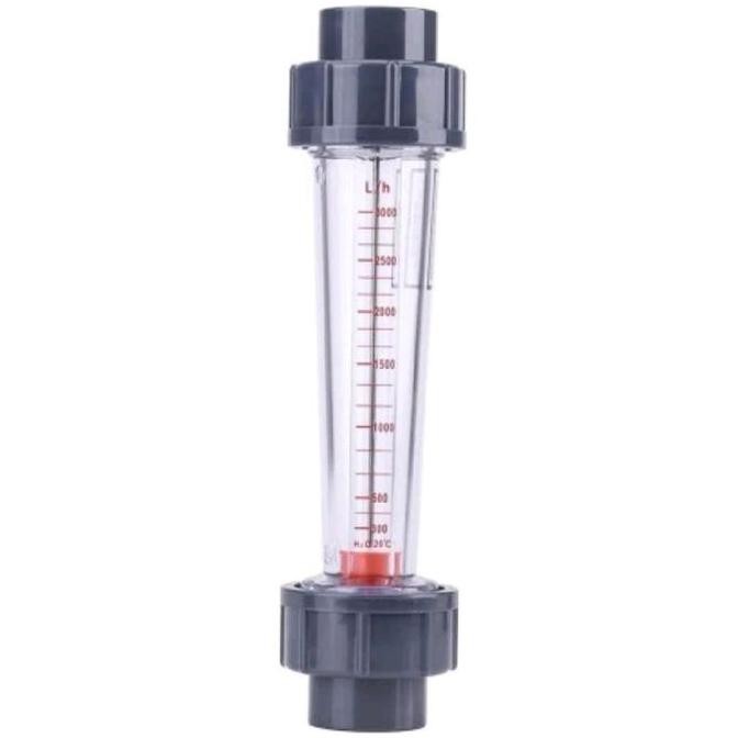 Jual Rotameter Flow Meter PVC 1/2 inch S 6-60 L/H Flowtech Flow Meter ...