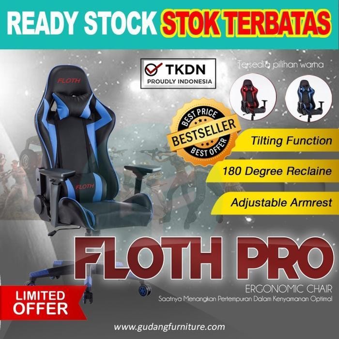 Jual Kursi Gaming / Bangku Gaming /Gaming Chair Floth Pro ( Grosir ...