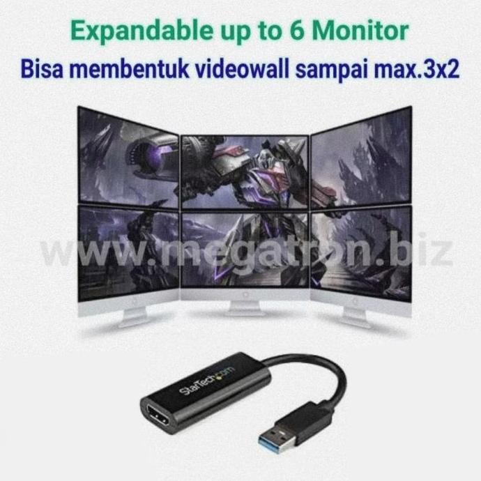 Jual Usb 3.0 Multiview Adapter - Expandable Up To 6 Monitor New Stok ...