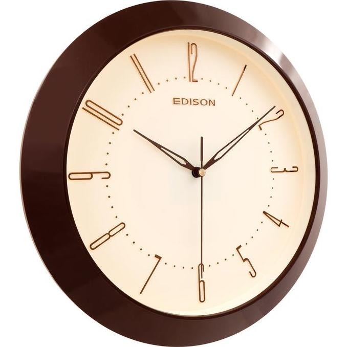 Jual Promo Jam Dinding Edison Sweep Es 327 T66 Timbul Diameter 320Mm ...