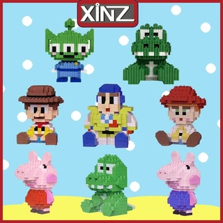 XiNZ Toy Story Building Blok Nano Mini Blocks Buzz Lightyear DIY Blocks Peppa Pig Block Blocks Toys