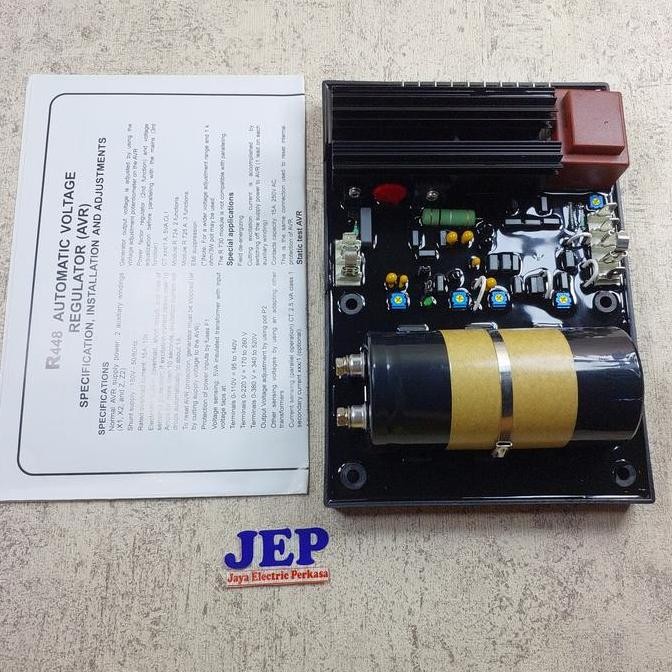Jual Avr Generator R448 / Avr Genset R 448 For Generator Leroy Somer ...