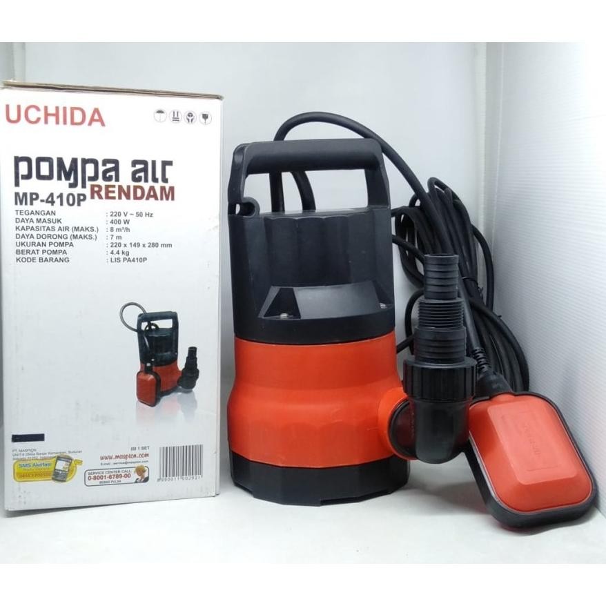 Jual UCHIDA MP 410 P pompa celup rendam kolam ikan tandon kuras ...