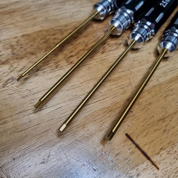 Jual Hexagonal Screwdriver Set Titanium Coated New Stok | Shopee Indonesia