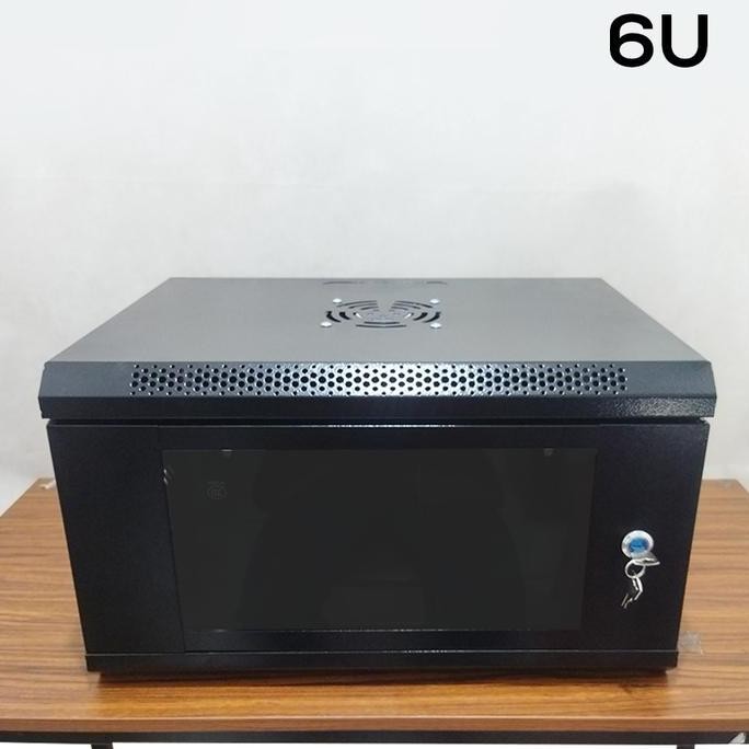 Jual Rack Server 6U / Wallmount Rack 6U - Single Glass Door 6U New Stok ...