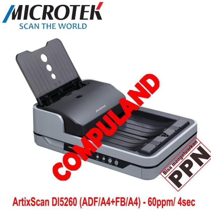 Jual Microtek Scanner Asdi 5260 (Adf:A4/F4+Fb: A4) - 60Ppm/ 4Sec New ...