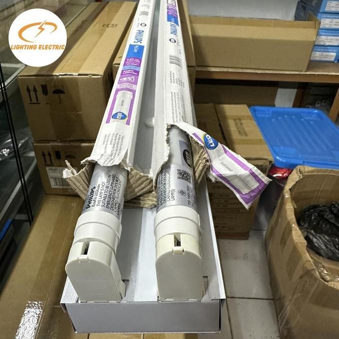 Jual Tersedia Kap Lampu tl led isi 2 lampu kap balok 2x36 2x16 2x18 W ...