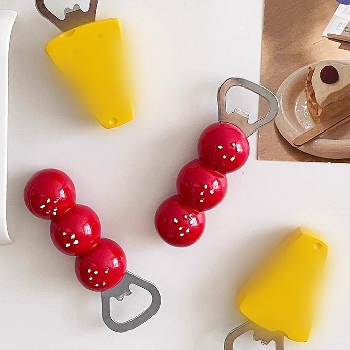 Jual Pembuka Botol Magnet Kulkas Slat Pembuka Tutup Botol Cheese Dango ...