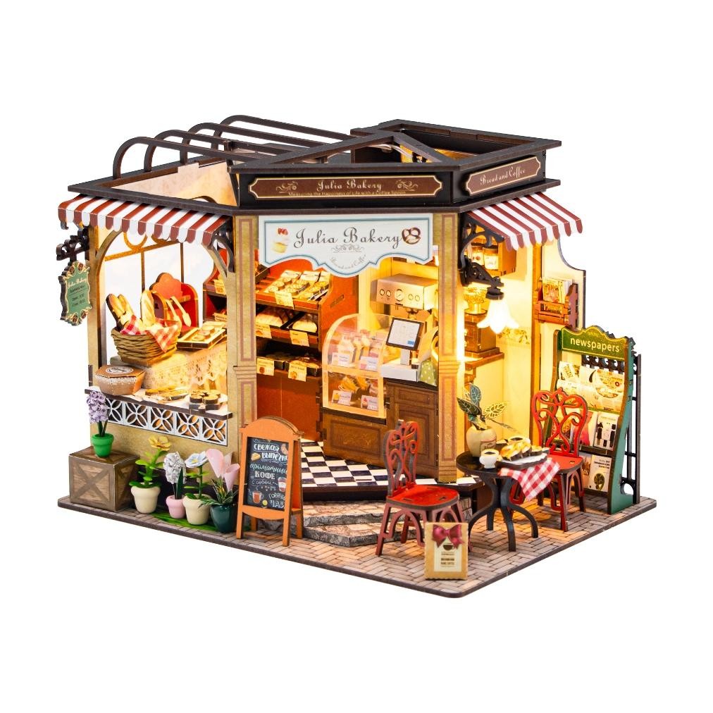 Jual DIY Rakit Miniature Miniatur Dollhouse Rumah Boneka Wooden Puzzle ...