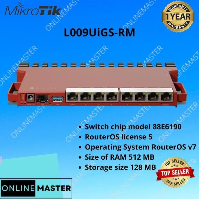 Jual Mikrotik L009Uigs-Rm Powerful Dual-Core Arm Cpu Router New Stok ...