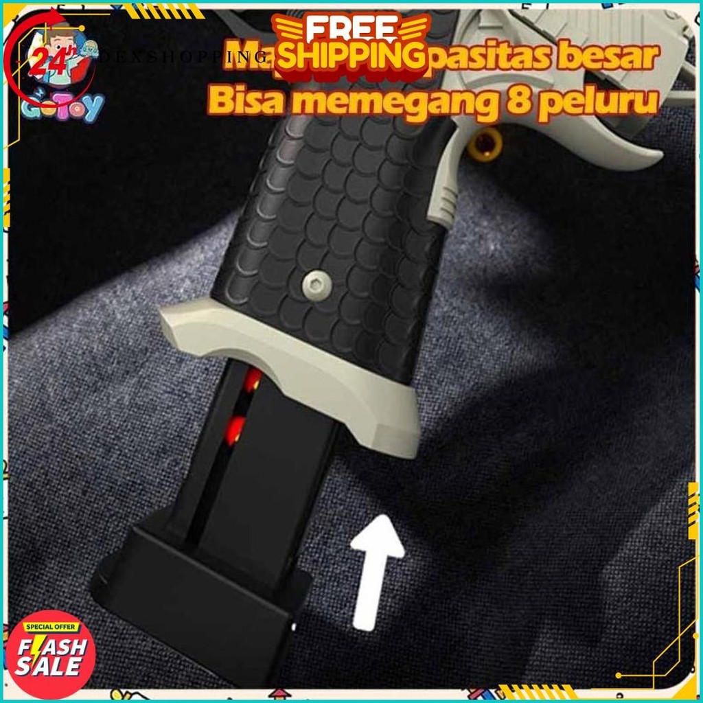 Jual Semi-Auto Senjata Mainan Mainan Pistol Glock/Colt M1911/ Desert ...