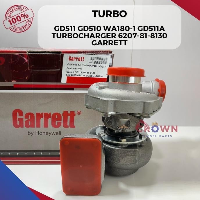 Jual Turbo GD511 GD510 WA180-1 TurboCharger GD511A 6207-81-8130 Garrett ...