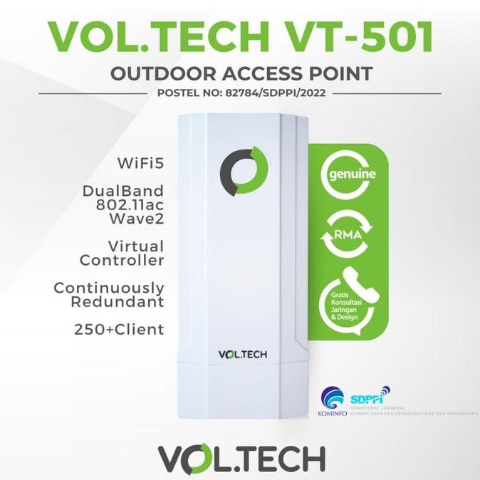 Jual Vol.Tech Vt-501 Access Point Outdoor Voltech Vt-501 Outdoor Access ...