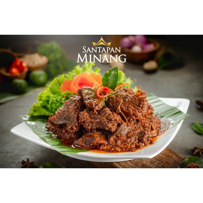 Jual Rendang Daging Sapi Halal Santapan Minang TF | Shopee Indonesia