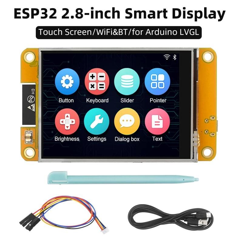 Jual ESP32 2.8 Inch Smart Display for Arduino LVGL WIFI Bluetooth Touch ...