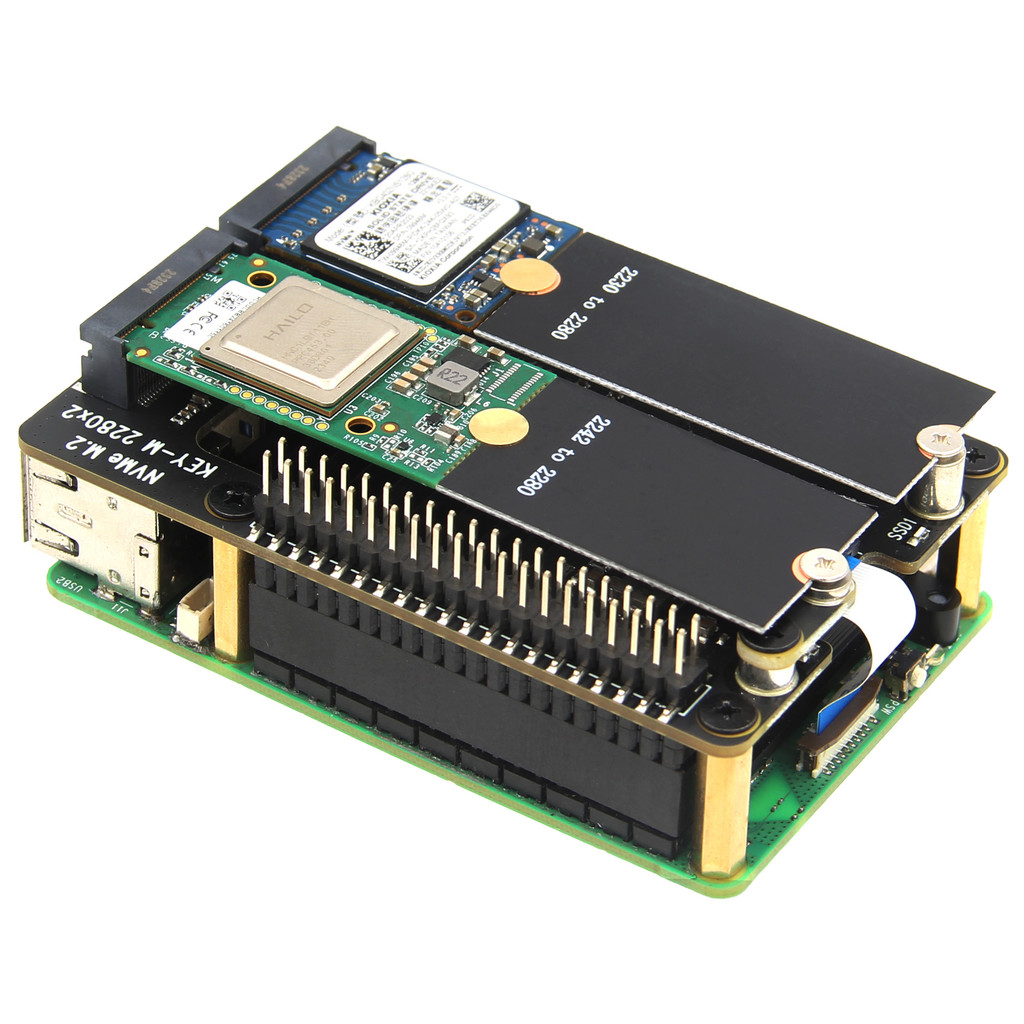 Jual Baru Raspberry Pi NVMe SSD Expansion Adapter - 2230/2242 to 2280 ...